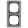 Gira 021233 Abdeckrahmen 2-fach Gira E2 Edelstahl