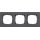Gira 0213235 Abdeckrahmen 3-fach flach Gira E2 Anthrazit