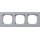 Gira 0213255 Abdeckrahmen 3-fach flach Gira E2 Farbe Alu