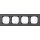 Gira 0214235 Abdeckrahmen 4-fach flach Gira E2 Anthrazit