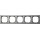 Gira 021533 Abdeckrahmen 5-fach Gira E2 Edelstahl