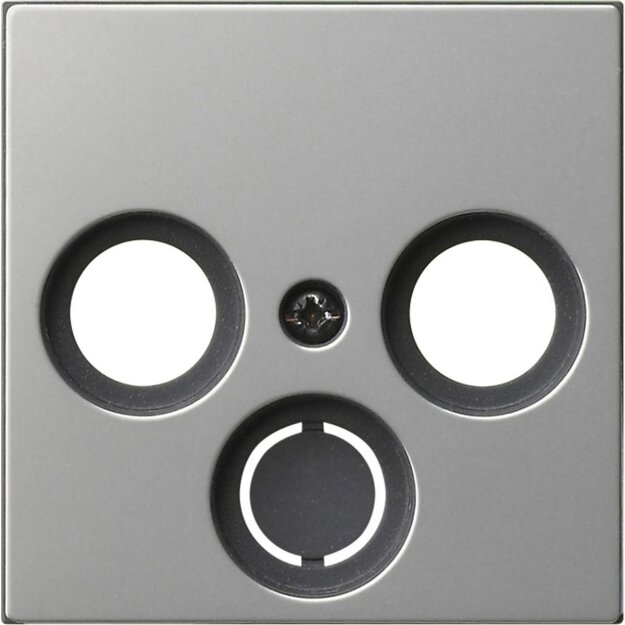 Gira 0869600 Abdeckung Koaxial-Antennensteckdose System 55 Edelstahl