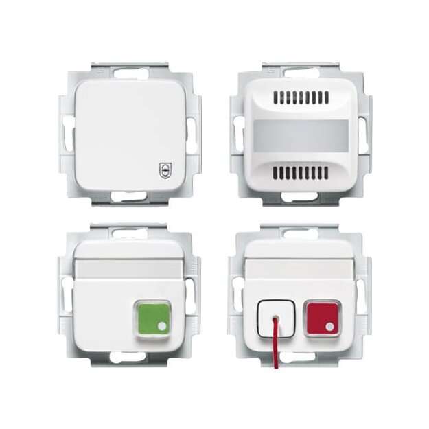 Busch-Jaeger 1510 UC-214-101 Ruf-Set für Behinderten-WC Nach DIN VDE 0834 Alpinweiß 2CKA001582A0422