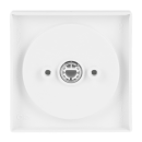 Busch-Jaeger 1770-884-103 Zentralscheibe mit Drehknopf, mit Aufdruck Studioweiß 2CKA001753A0260