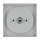 Busch-Jaeger 1771-83-103 Zentralscheibe mit Drehknopf, mit Aufdruck Alusilber 2CKA001753A0267