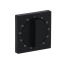 Busch-Jaeger 1771-885-103 Zentralscheibe mit Drehknopf, mit Aufdruck Schwarz Matt 2CKA001753A0304