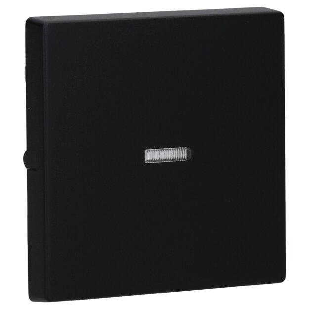 Busch-Jaeger 1789 N-885 Wippe mit kleiner transparenter Kalotte Schwarz Matt 2CKA001751A3154