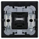Busch-Jaeger 1789 N-885 Wippe mit kleiner transparenter Kalotte Schwarz Matt 2CKA001751A3154