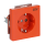 Busch-Jaeger 20 EUCB-14-82-10 SCHUKO® Steckdosen-Einsatz mit Aufdruck Orange 2CKA002013A5413