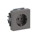 Busch-Jaeger 20 EUCBLI-866 SCHUKO® Steckdosen-Einsatz Busch-steplight® mit Nachtorientierungslicht Edelstahl 2CKA002013A5460