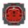 Busch-Jaeger 20 EUCNB-12-82 SCHUKO® Steckdosen-Einsatz mit Beschriftungsfeld Rot 2CKA002013A5423