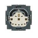 Busch-Jaeger 20 EUCNB-866 SCHUKO® Steckdosen-Einsatz mit Beschriftungsfeld Edelstahl 2CKA002013A5432