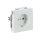 Busch-Jaeger 20 EUCNB-884 SCHUKO® Steckdosen-Einsatz mit Beschriftungsfeld Studioweiß 2CKA002013A5433