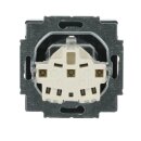 Busch-Jaeger 20 EUCNB-885 SCHUKO® Steckdosen-Einsatz mit Beschriftungsfeld Schwarz Matt 2CKA002013A5434