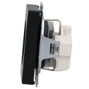 Busch-Jaeger 20 EUCRB-885 SCHUKO® Steckdosen-Einsatz ohne Spreize mit erh. Berührungsschutz Schwarz Matt 2CKA002013A5444