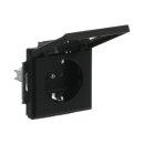 Busch-Jaeger 20 EUKB-81 SCHUKO® Steckdosen-Einsatz mit Klappdeckel Anthrazit 2CKA002018A1517