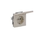 Busch-Jaeger 20 EUKB-82 SCHUKO® Steckdosen-Einsatz mit Klappdeckel Elfenbein 2CKA002018A1518