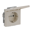 Busch-Jaeger 20 EUKBR-82 SCHUKO® Steckdosen-Einsatz mit Klappdeckel Elfenbein 2CKA002018A1527