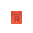 Busch-Jaeger 20 EUKNB-14-82 SCHUKO® Steckdosen-Einsatz mit Klappdeckel und Beschriftungsfeld Orange 2CKA002018A1535