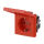Busch-Jaeger 20 EUKNBL-14-82 SCHUKO® Steckdosen-Einsatz mit Klappdeckel, Beschriftungsfeld und LED Kontrolllicht Orange 2CKA002018A1546
