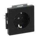 Busch-Jaeger 2300 EUCB-885 SCHUKO® Steckdosen-Einsatz mit erh. Berührungsschutz Schwarz Matt 2CKA002013A5454