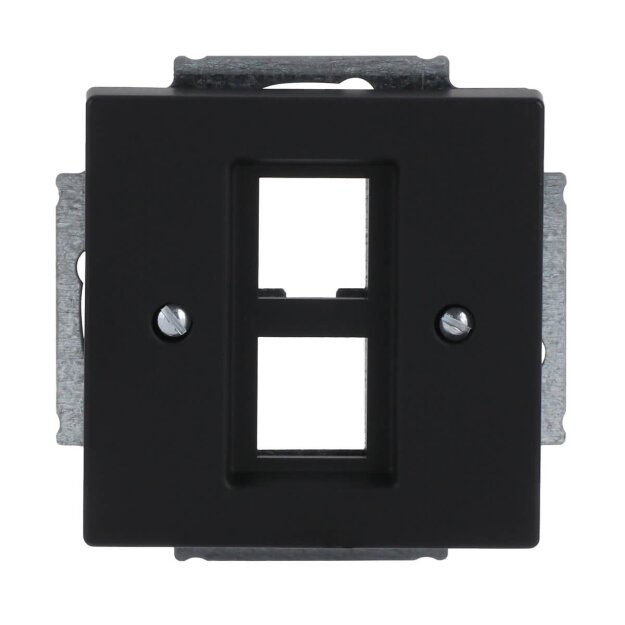 Busch-Jaeger 2561-02-885 Zentralscheibe mit Tragring Schwarz Matt 2CKA001753A0397
