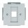Busch-Jaeger 2561-83 Zentralscheibe mit Tragring Alusilber 2CKA001753A0402