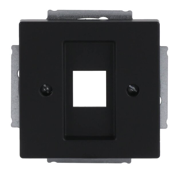 Busch-Jaeger 2561-885 Zentralscheibe mit Tragring Schwarz Matt 2CKA001753A0406