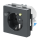 Busch-Jaeger 3120 EUCB-81 FI-SCHUKOMAT SCHUKO® Steckdosen-Einsatz mit Fehlerstrom-Schutzschalter Anthrazit 2CKA003116A0667