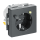 Busch-Jaeger 3120 EUCB-81 FI-SCHUKOMAT SCHUKO® Steckdosen-Einsatz mit Fehlerstrom-Schutzschalter Anthrazit 2CKA003116A0667