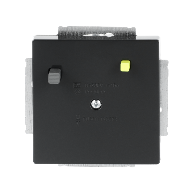 Busch-Jaeger 3151 UC-81 Buschmat® FI UP-Einsatz mit Fehlerstrom-Schutzschalter mit Verbindungsleiter Anthrazit 2CKA003117A0009