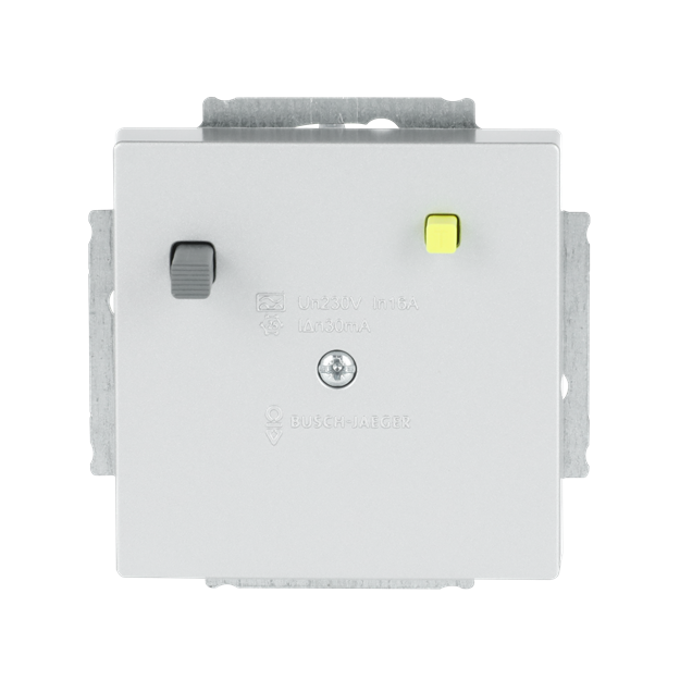 Busch-Jaeger 3151 UC-83 Buschmat® FI UP-Einsatz mit Fehlerstrom-Schutzschalter mit Verbindungsleiter Alusilber 2CKA003117A0010