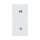 Busch-Jaeger 6237-21-84 Wippe 2-fach links, mit Symbol "Play/Pause" Studioweiß 2CKA006220A0739