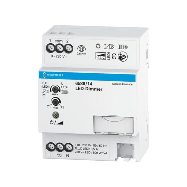 Busch-Jaeger 6586/14 Busch-Dimmer® REG, LED, 20-800 W 2CKA006590A0192