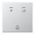 Jung ALCUKO5M Hotelwippe, Außenstelle (lackiertes Aluminium) Aluminium Serie LS