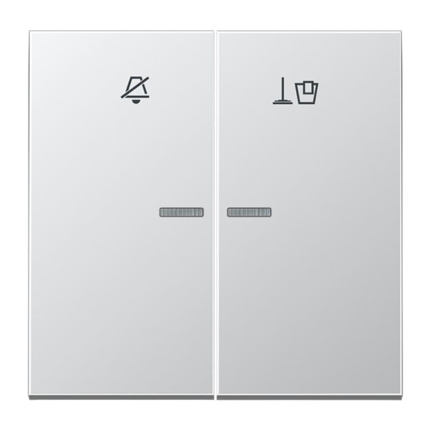 Jung ALRUKO5M Hotelwippe, Innenstelle (lackiertes Aluminium) Aluminium Serie LS