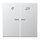 Jung ALRUKO5M Hotelwippe, Innenstelle (lackiertes Aluminium) Aluminium Serie LS