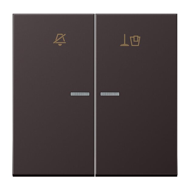 Jung ALRUKO5MD Hotelwippe, Innenstelle (lackiertes Aluminium) Dark Serie LS