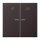 Jung ALRUKO5MD Hotelwippe, Innenstelle (lackiertes Aluminium) Dark Serie LS