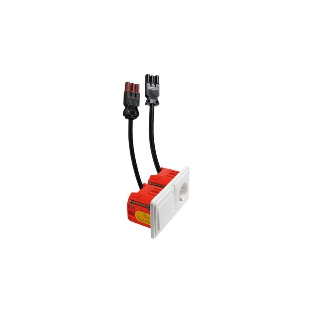 Peha 00075931 Socketline Connect Geräte-Kombination STANDARD Basis Reinweiß