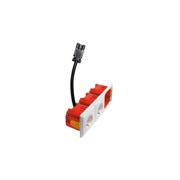 Peha 00075901 Socketline Connect Geräte-Kombination STANDARD Basis Reinweiß