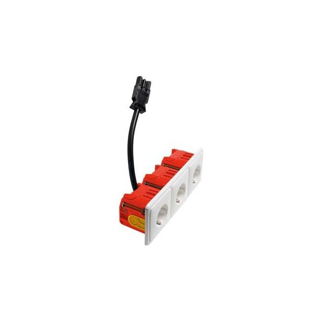 Peha 00075891 Socketline Connect Geräte-Kombination STANDARD Basis Reinweiß