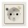 Jung LS5520.30 FI-SCHUKO-Steckdose 30 mA Weiß Serie LS