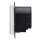 Jung TRDA523028WW Raumtemperaturregler Fan Coil, 2-Rohr (Glas) Alpinweiß Serie A