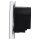 Jung TRDLS923048WW Raumtemperaturregler Fan Coil, 4-Rohr (Glas) Alpinweiß Serie LS