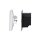 Jung TRDLS923048WW Raumtemperaturregler Fan Coil, 4-Rohr (Glas) Alpinweiß Serie LS