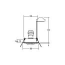 Brumberg 36141020 Einbaustrahler GU10 max. 10 W LED...