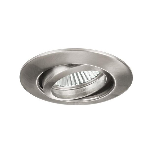 Brumberg 36141150 Einbaustrahler GU10 max. 10 W LED BREENA-R Nickel