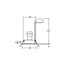 Brumberg 36180070 Einbaustrahler GU10 max. 10 W LED...