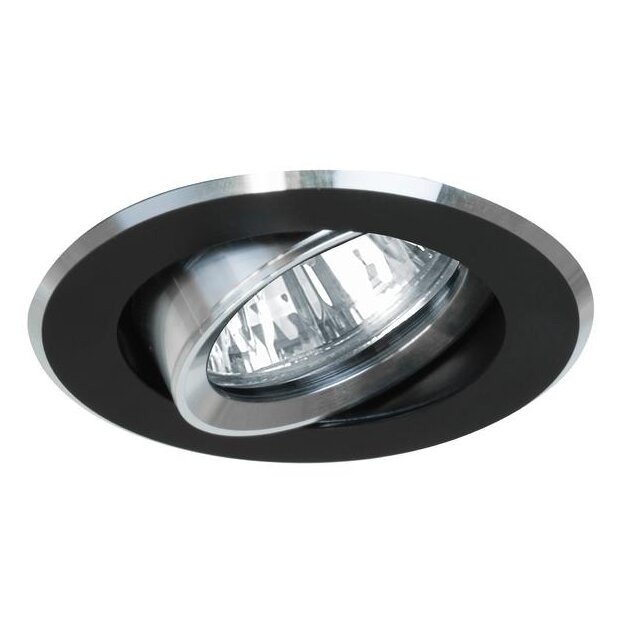Brumberg 36187250 Einbaustrahler GU10 max. 10 W LED JARRID-R Schwarz